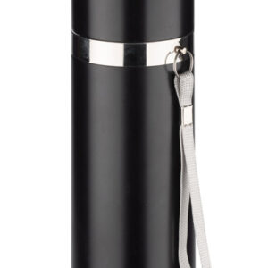 Termos MATTI 500 ml z własnym nadrukiem, kolor czarny