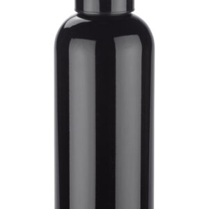 Butelka termiczna z termometrem CELIKA 500 ml z własnym nadrukiem, kolor czarny