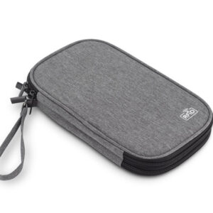 Organizer podróżny rPET CHILLGO, RFID z własnym nadrukiem, kolor szary