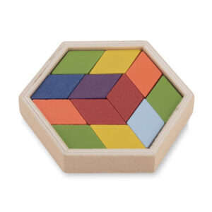 Układanka PIXO z własnym nadrukiem, kolor naturalny