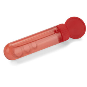 Bańki mydlane BUBBLES, 30 ml z własnym nadrukiem, kolor czerwony