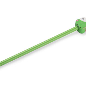 OŁÓWEK z gumką FUNNI MIX - Żabka z własnym nadrukiem, kolor zielony