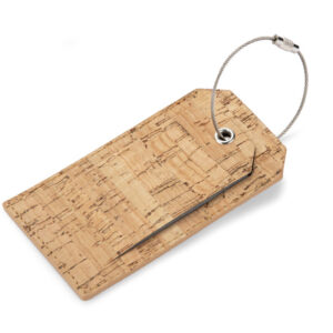 Identyfikator do walizek LATIDO z własnym nadrukiem, kolor naturalny