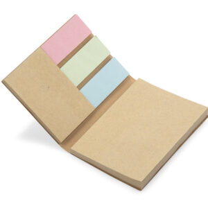 Karteczki samoprzylepne MIKOMI z własnym nadrukiem, kolor naturalny