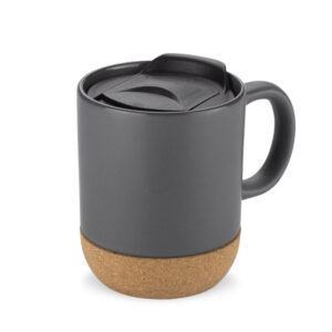 Kubek SOFTEL 300 ml z własnym nadrukiem, kolor szary