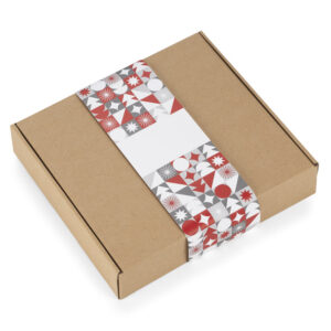 Zestaw do pakowania LATIKO - "S" z własnym nadrukiem, kolor brązowy