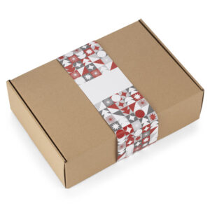 Zestaw do pakowania LATIKO - "M" z własnym nadrukiem, kolor brązowy