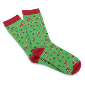 Skarpetki CLOVE z własnym nadrukiem, kolor zielony jasny