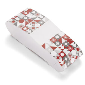 Owijka prezentowa WRAPY z własnym nadrukiem, kolor czerwony