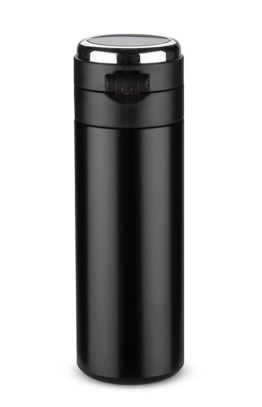 Kubek termiczny FOKS 420 ml z własnym nadrukiem, kolor czarny