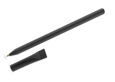 Długopis papierowy PINKO z własnym nadrukiem, kolor czarny