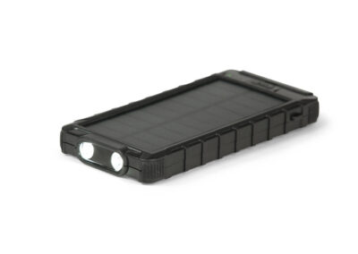 Powerbank SOL 10000 mAh z własnym nadrukiem, kolor czarny