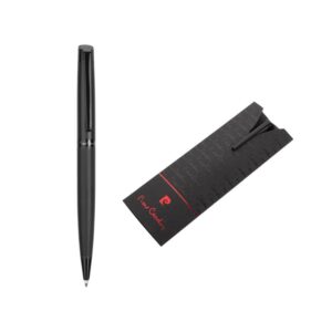 Długopis metalowy DENISE Pierre Cardin - z logo z własnym nadrukiem, kolor czarny