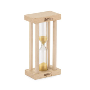 Klepsydra TIEMPO z własnym nadrukiem, kolor naturalny