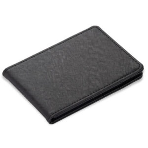 Portfel MAGNE z własnym nadrukiem, kolor czarny