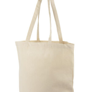 Torba bawełniana VIBO 340 g z własnym nadrukiem, kolor czerwony