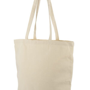 Torba bawełniana VIBO 340 g z własnym nadrukiem, kolor granatowy