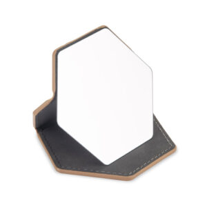 Korkowe lusterko SARI z własnym nadrukiem, kolor naturalny