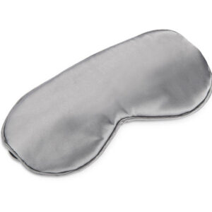 Opaska na oczy do spania VELURO z własnym nadrukiem, kolor szary