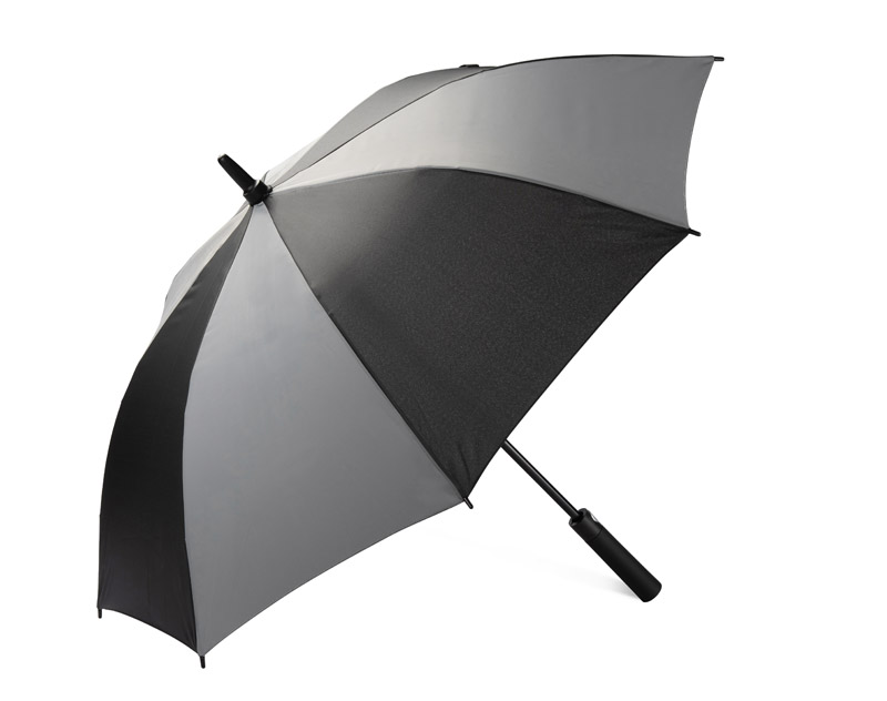 Parasol ISTA z własnym nadrukiem, kolor szary