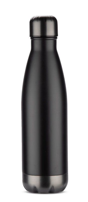 Butelka termiczna 500 ml WATRO z własnym nadrukiem, kolor czarny
