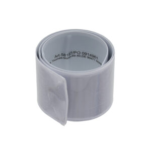 Opaska na rękę TENERIFFA - z logo z własnym nadrukiem, kolor biały