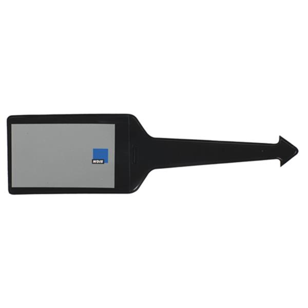 Zawieszka do bagażu z PCV / Wandry z własnym nadrukiem, kolor Czarny