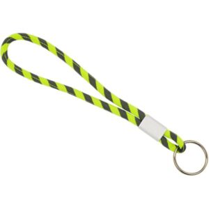 Regulowany brelok z terylenowym sznurkiem / Marlyne z własnym nadrukiem, kolor Fluorescent Green