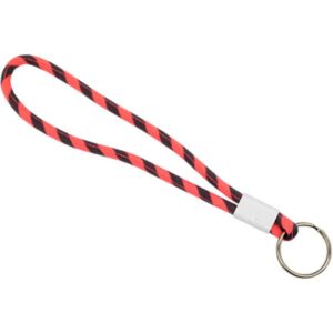 Regulowany brelok z terylenowym sznurkiem / Marlyne z własnym nadrukiem, kolor Fluorescent Pink