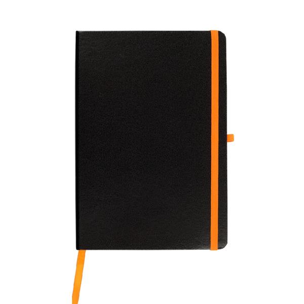 Notes A5 z kieszonką, twarda okładka / Happynote z własnym nadrukiem, kolor Żółty