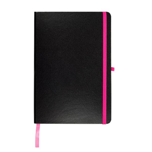 Notes A5 z kieszonką, twarda okładka / Happynote z własnym nadrukiem, kolor Żółty