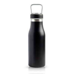 Termos 500 ml z własnym nadrukiem, kolor Czarny