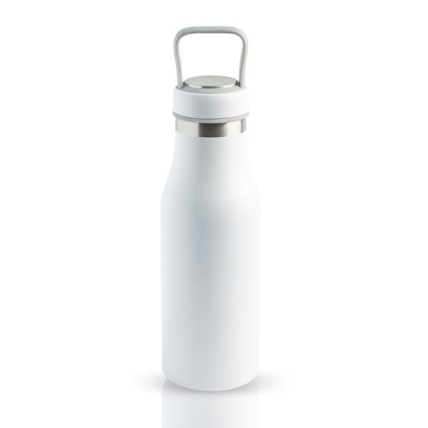 Termos 500 ml z własnym nadrukiem, kolor Czarny