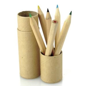 Kredki 6 szt. / Artkid z własnym nadrukiem, kolor Recycled