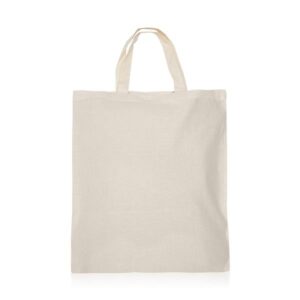 Torba z krótkimi rączkami, 100% bawełny 95 g/m2 / Shorthandle z własnym nadrukiem, kolor Natural