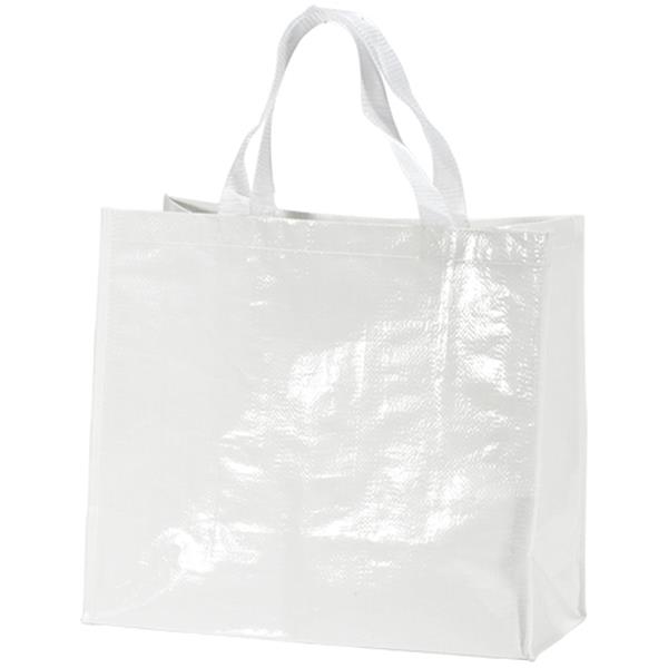 Torba na zakupy laminowana 120 g PP / Marketbag z własnym nadrukiem, kolor Biały