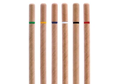 Długopis tekturowy / Recyround z własnym nadrukiem, kolor Royal blue