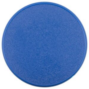 Plastikowe żetony na imprezy, śred. 3,5 cm / Evy z własnym nadrukiem, kolor Royal blue