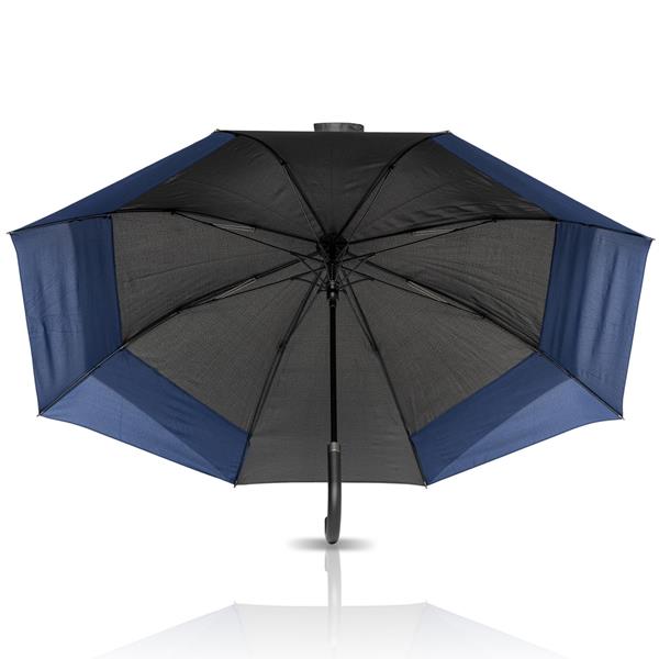 Parasol rozkładany na boki / Raingrow z własnym nadrukiem, kolor Light Grey