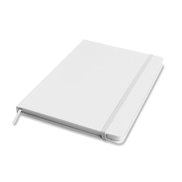 Notes A5 PU / Citynote z własnym nadrukiem, kolor Czarny