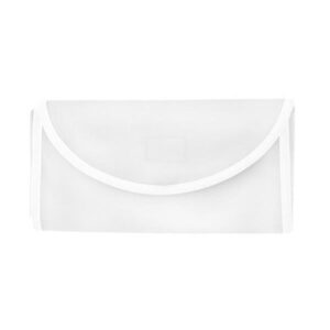 Składana torba nonwoven 80g / Debbi z własnym nadrukiem, kolor Biały