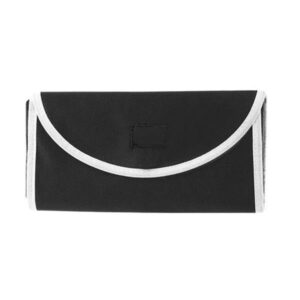 Składana torba nonwoven 80g / Debbi z własnym nadrukiem, kolor Czarny