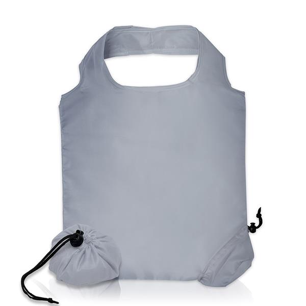190T Składana torba / Ballbag z własnym nadrukiem, kolor Light Grey