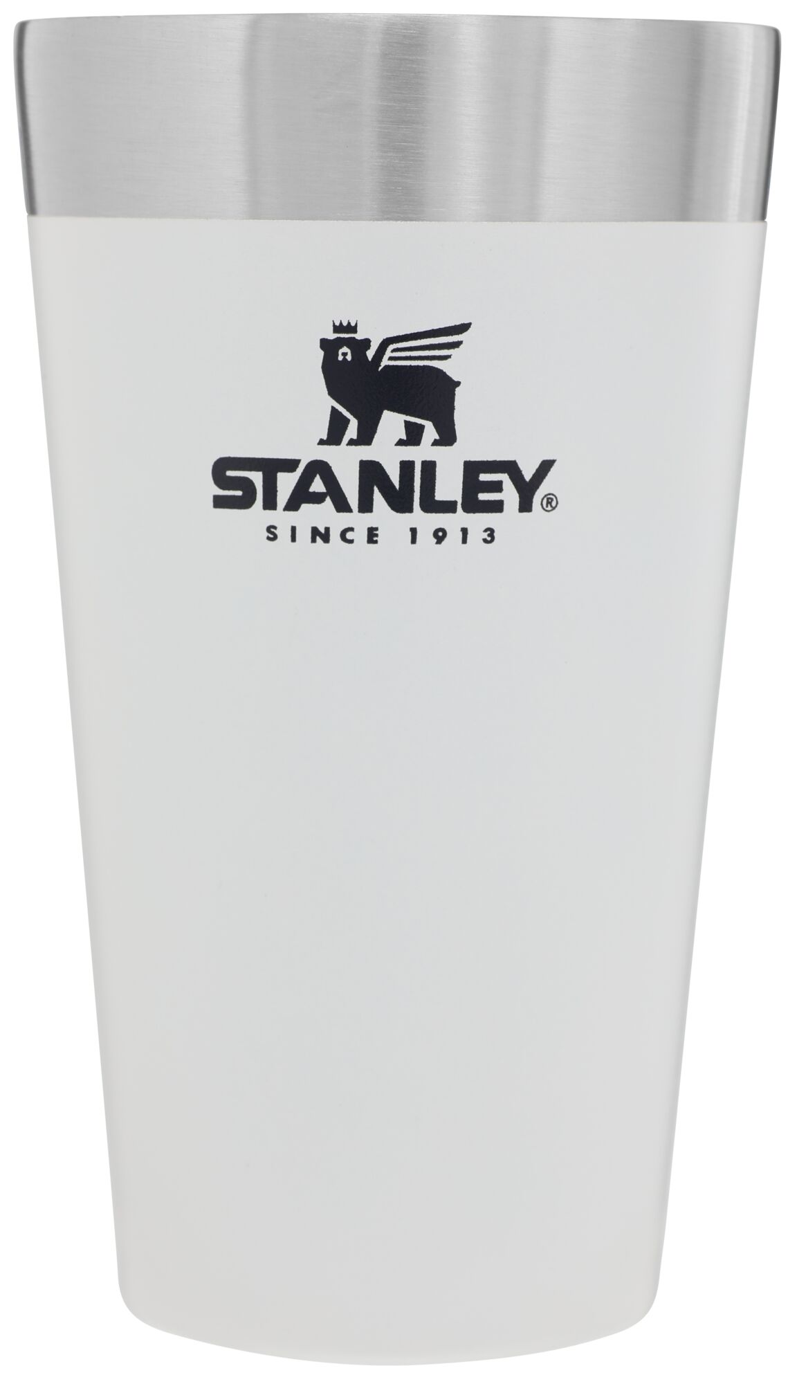 Kubek Stanley ADVENTURE STACKING BEER PINT 0,47 L z własnym nadrukiem, kolor Polar
