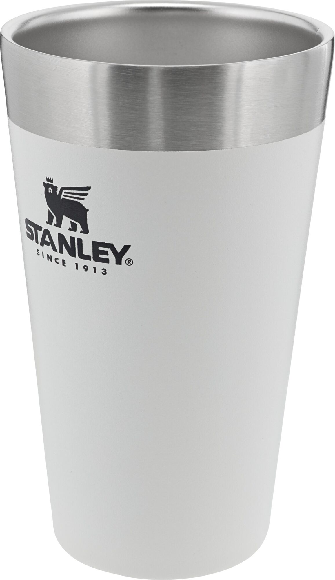Kubek Stanley ADVENTURE STACKING BEER PINT 0,47 L z własnym nadrukiem, kolor Polar