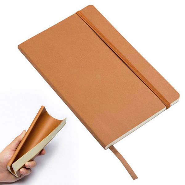 Notes A5 miękka termiczna okładka / Flexy z własnym nadrukiem, kolor Light Brown