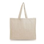 Beżowy Torba bawełniana z recyklingu 190g/m2 / Fashionista