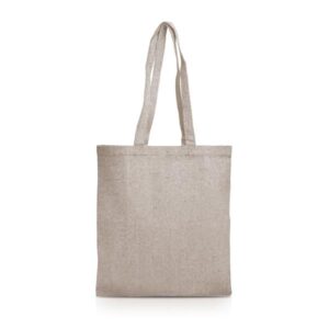 Torba bawełniana z recyklingu 280g/m2 / RecyTwill z własnym nadrukiem, kolor Khaki