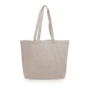 Torba bawełniana z recyklingu 280g/m2 / Belg z własnym nadrukiem, kolor Khaki