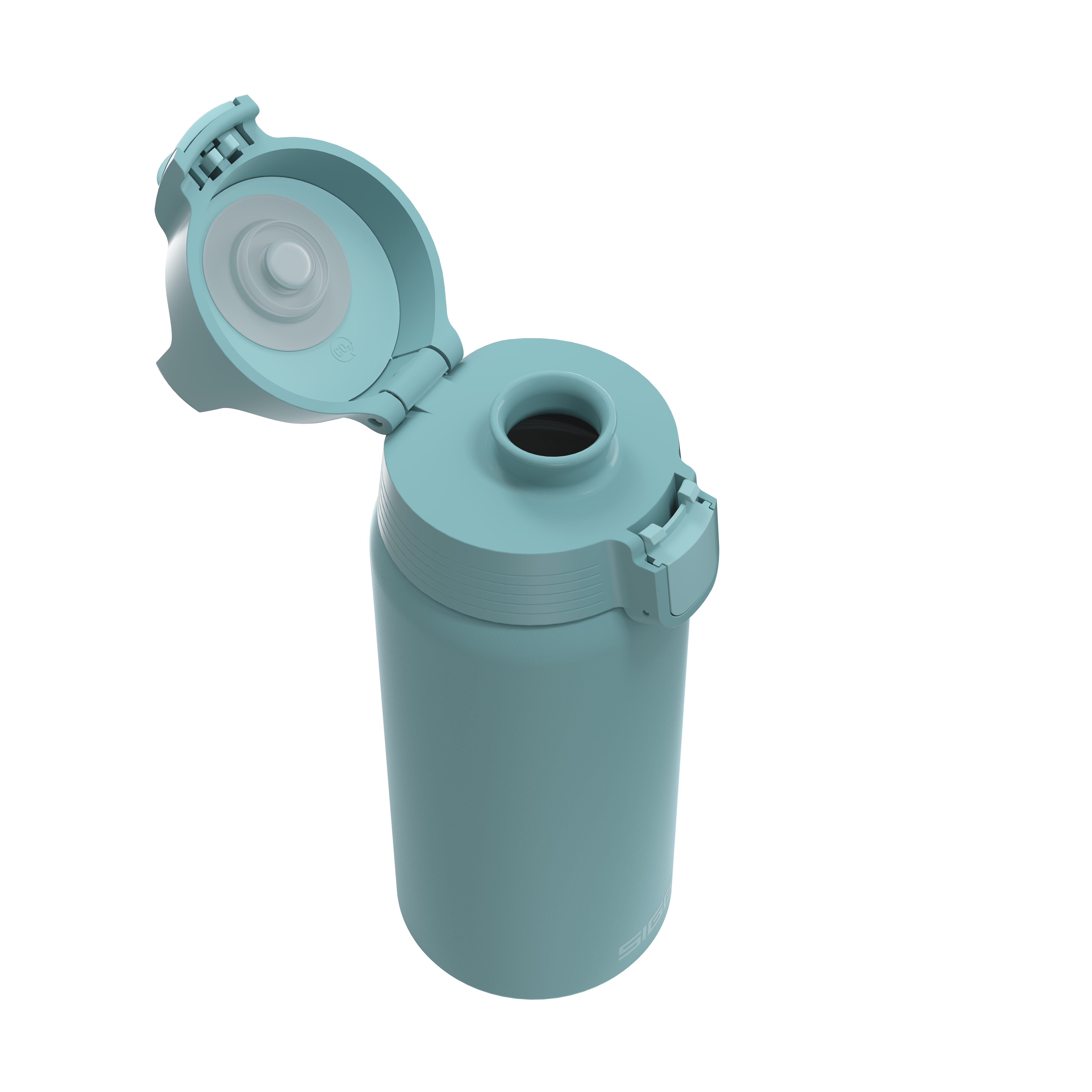 SHIELD THERM ONE MORNING BLUE 0.5 L z własnym nadrukiem, kolor Niebieski